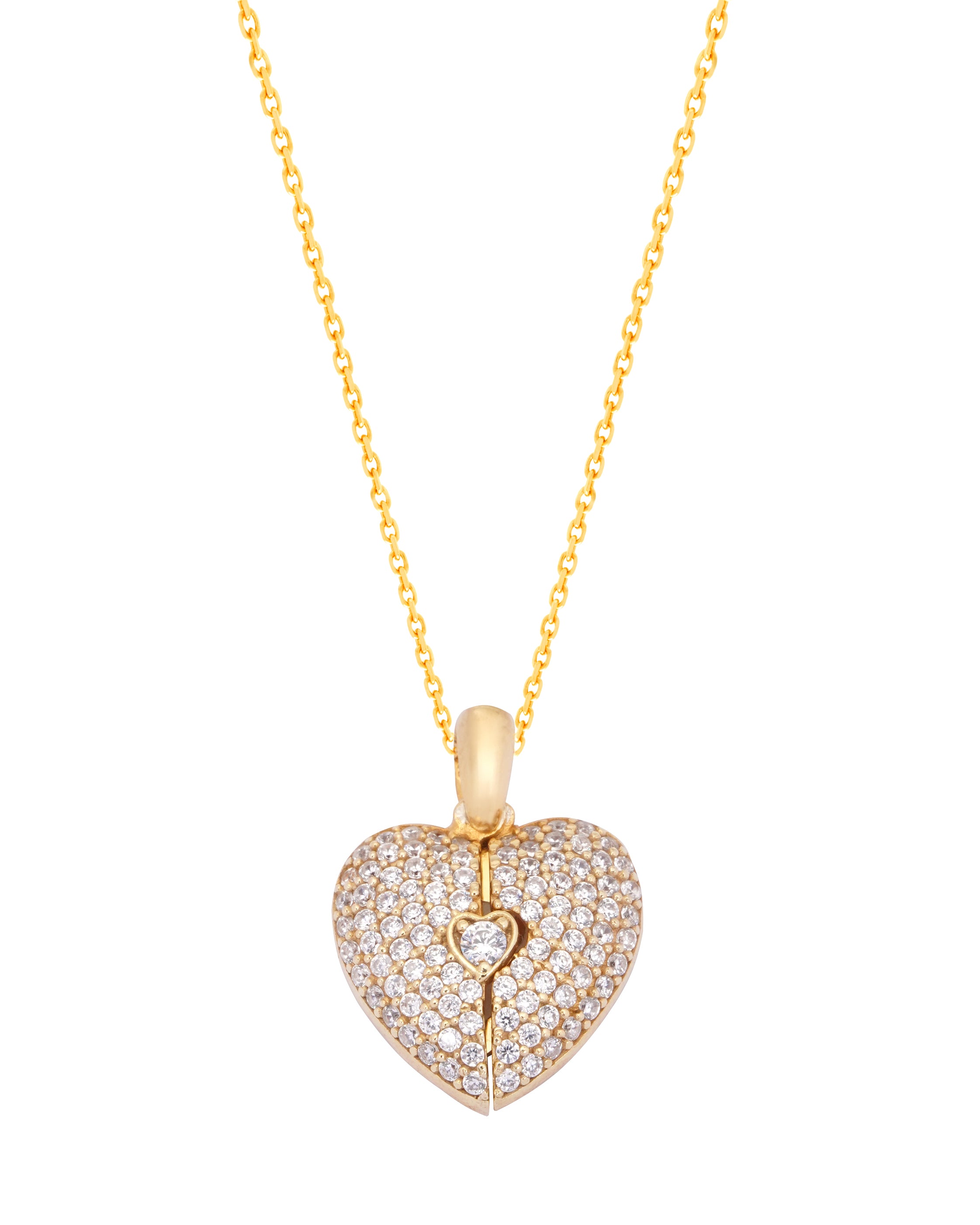 925 Silver Personalized Custom Love Heart Jewelry Set - Leona Jewelry