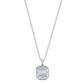 925 Silver Octagon Necklace (Silver)