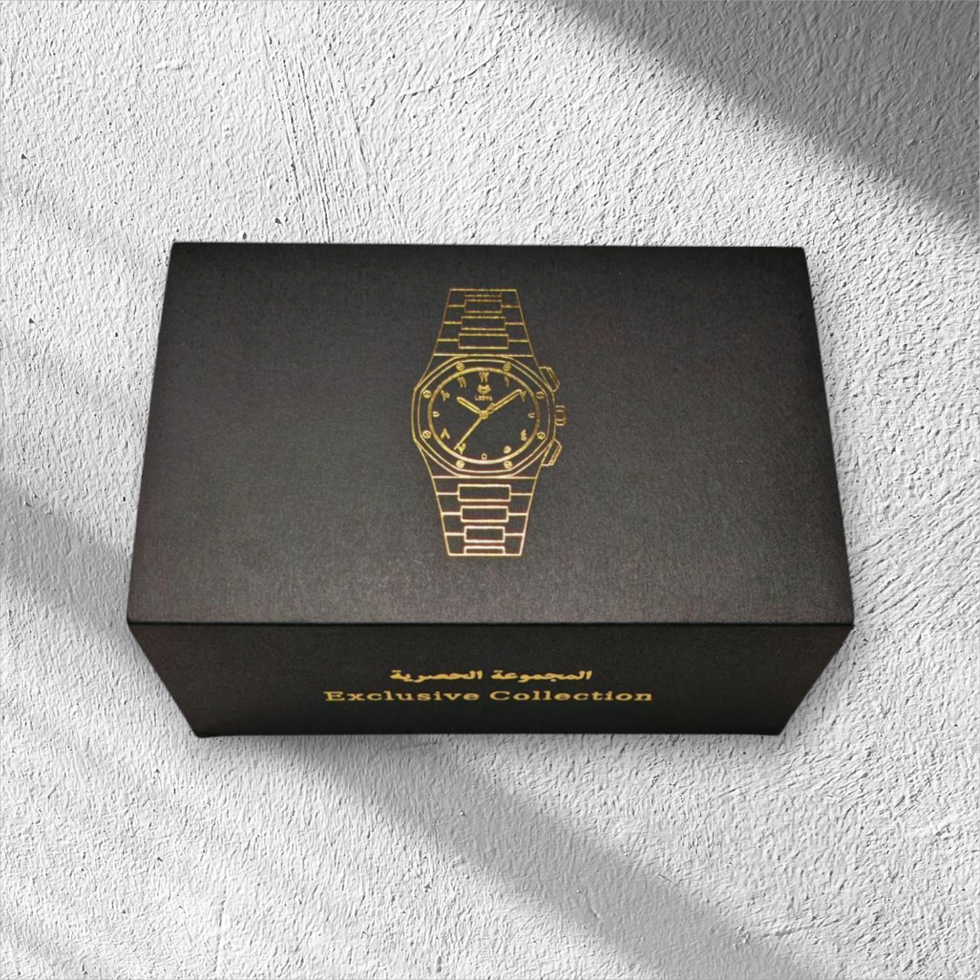 رويال كرونوجراف بلاك إيديشين ذهبي – المجموعة الحصرية