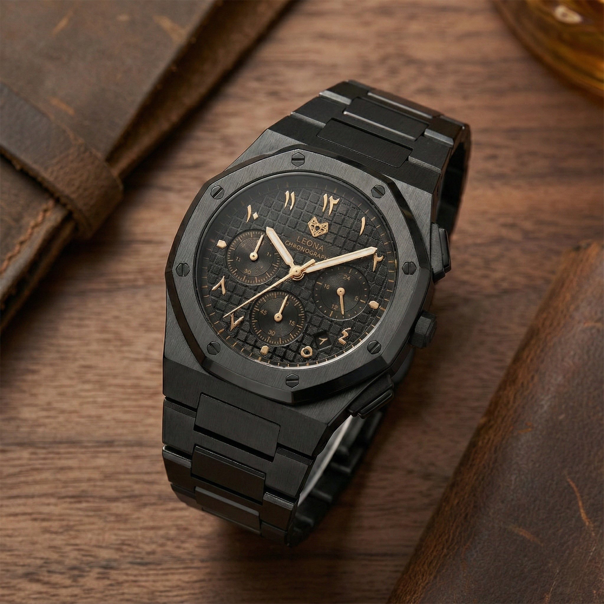 رويال كرونوجراف بلاك إيديشين ذهبي – المجموعة الحصرية