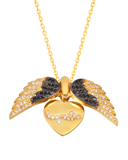 925 Silver Angel Wings of Love Necklace