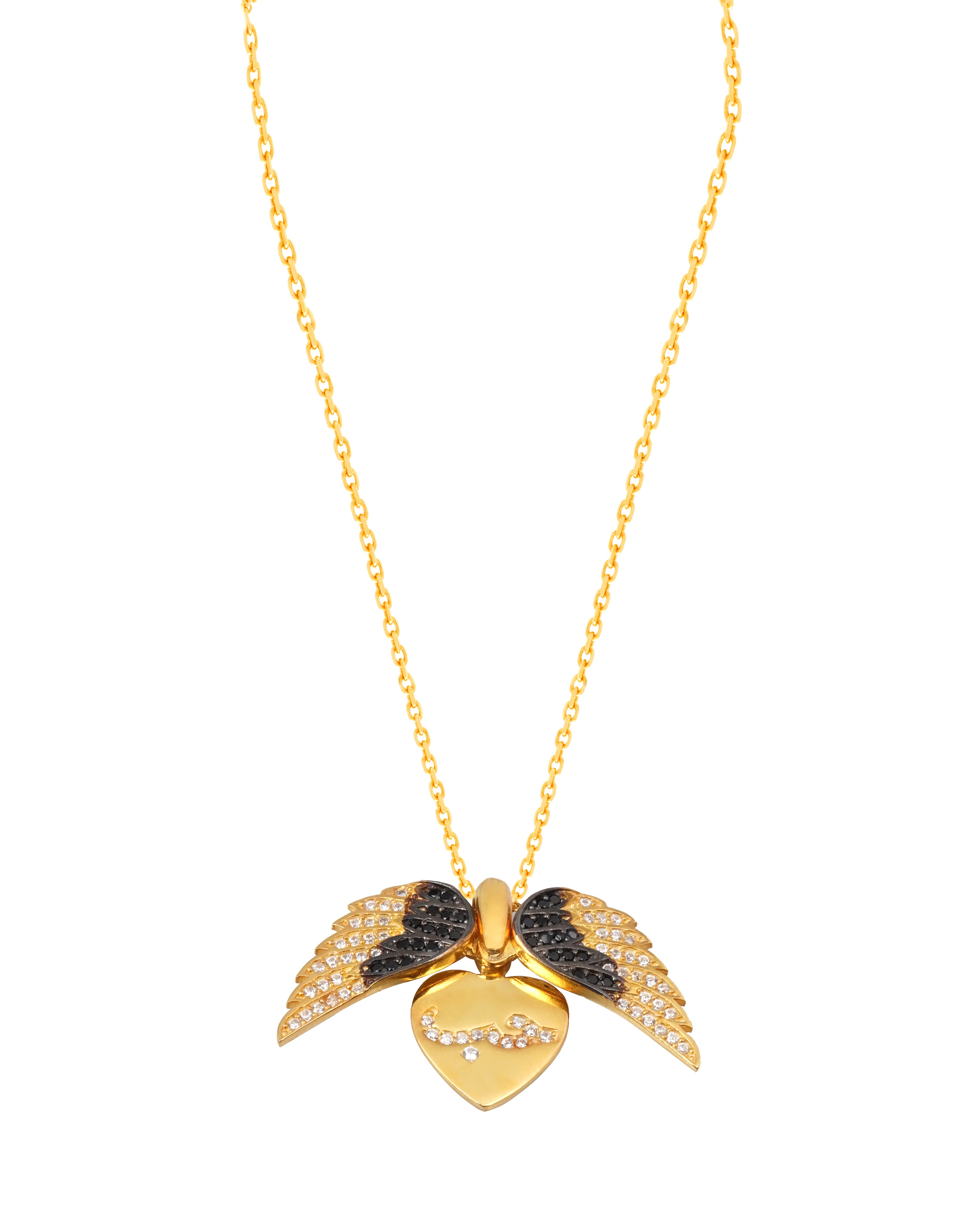 925 Silver Angel Wings of Love Necklace - Leona Jewelry