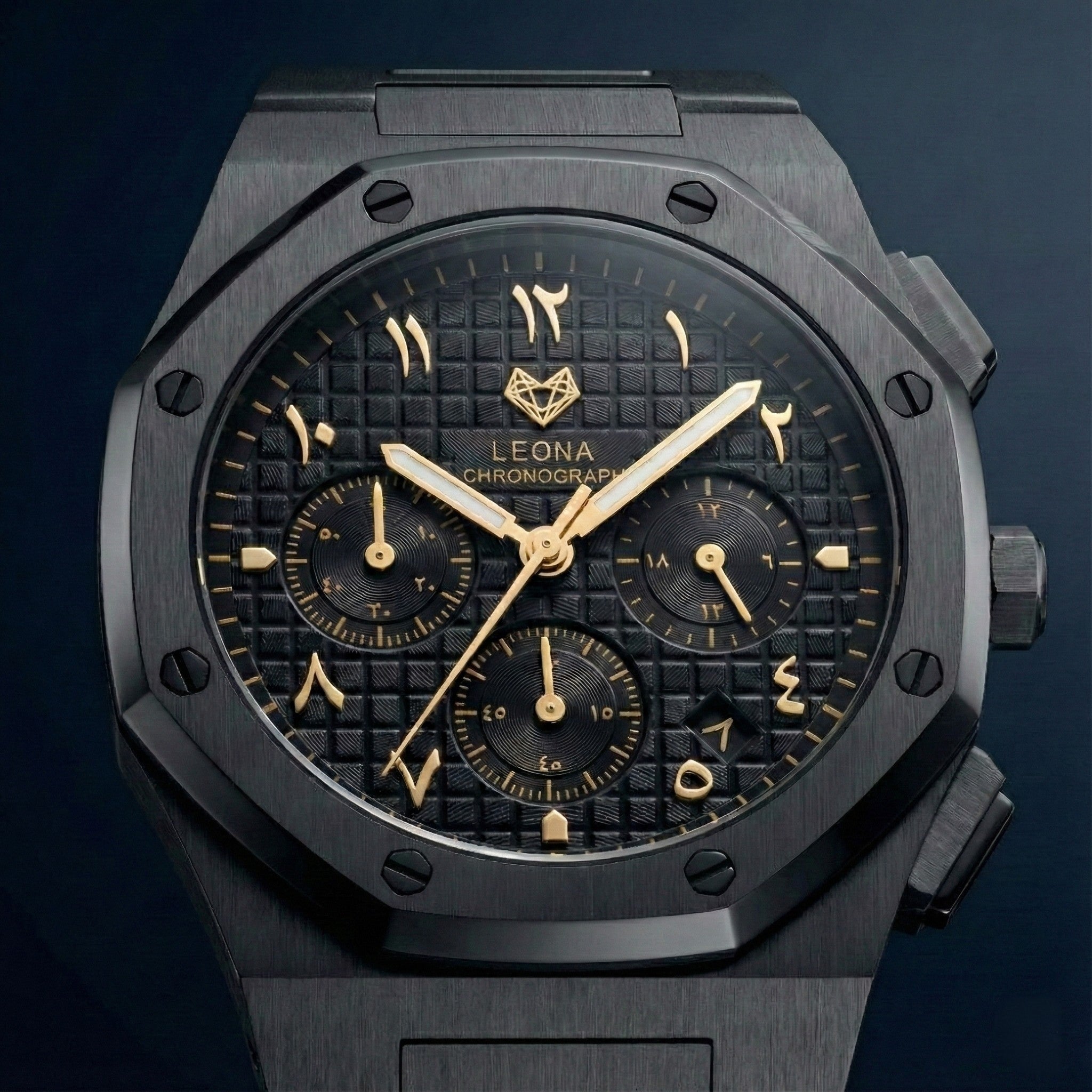 رويال كرونوجراف بلاك إيديشين ذهبي – المجموعة الحصرية