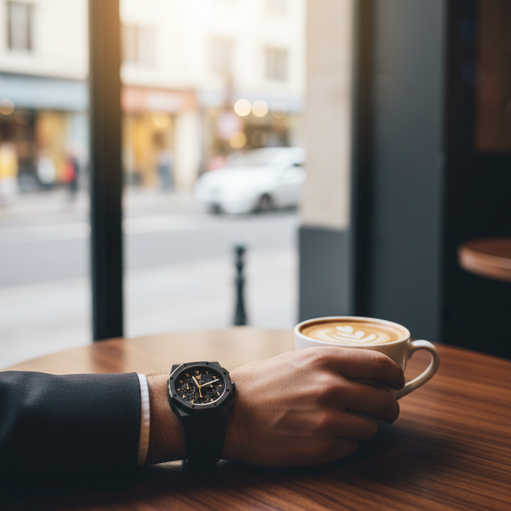 رويال كرونوجراف بلاك إيديشين ذهبي – المجموعة الحصرية