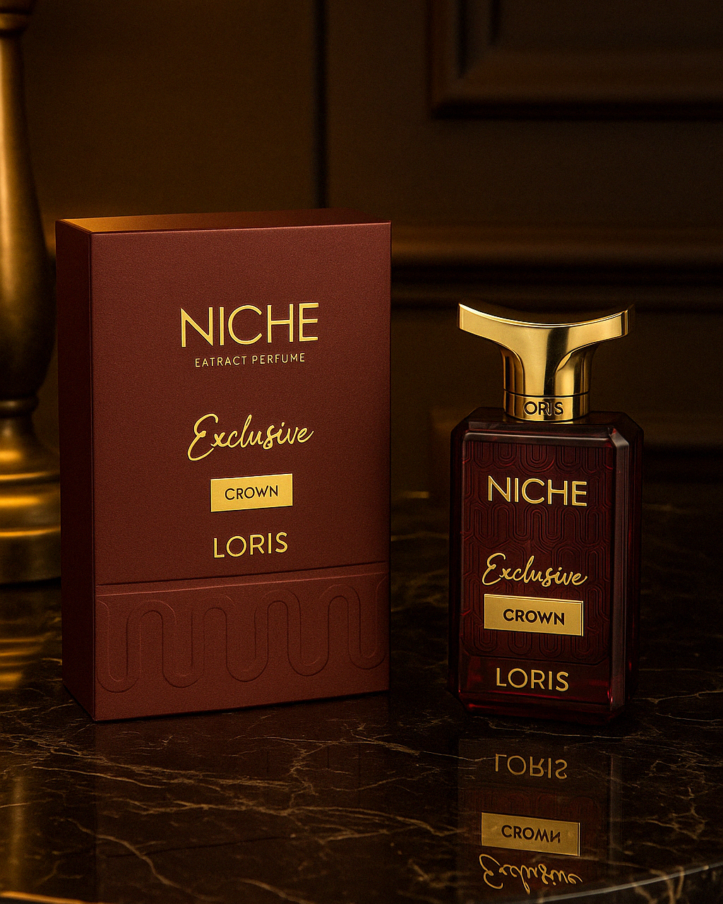 Crown Smoky Leather Amber (Male) - Exclusive Extract Parfum - Leona Jewelry