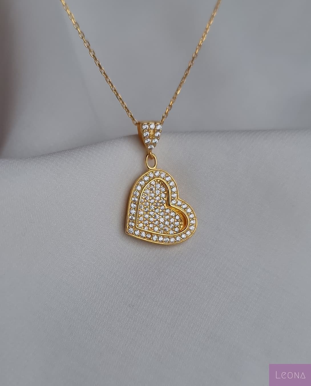 925 Silver Personalized Custom Love Name Necklace - Leona Jewelry