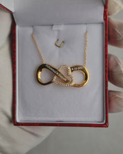 925 Silver Personalized Custom Infinite Love Name Necklace