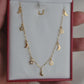 18K Gold Moon & Stars Necklace