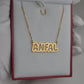 925 Silver Personalized Custom Handmade Name Necklace