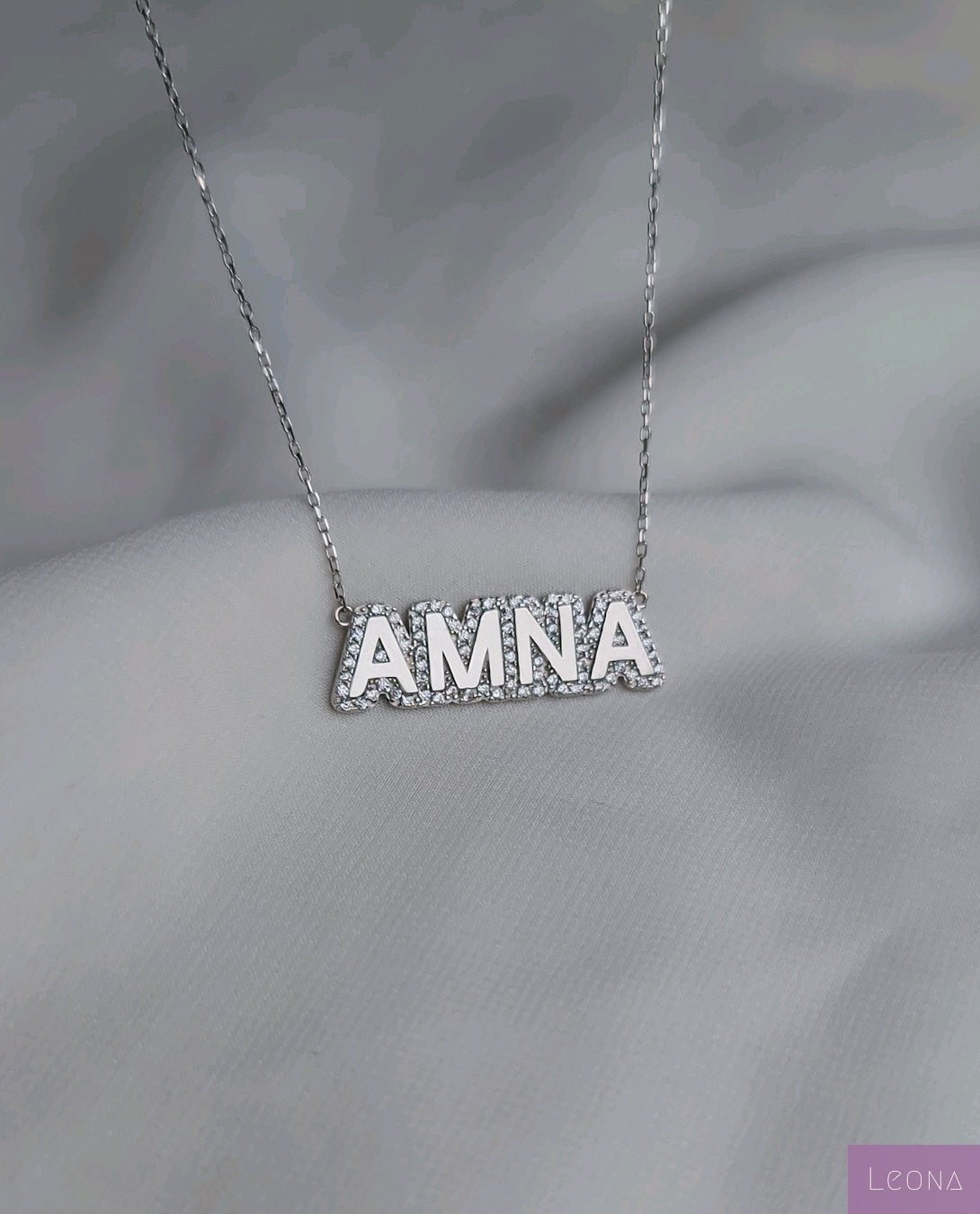 925 Silver Personalized Custom Handmade Name Necklace