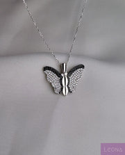 925 Silver Personalized Custom Butterfly Name Necklace