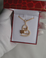 925 Silver Personalized Custom Love Couple Names & Butterfly Necklace