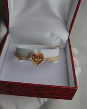 925 Silver Personalized Custom Heart Name Bracelet